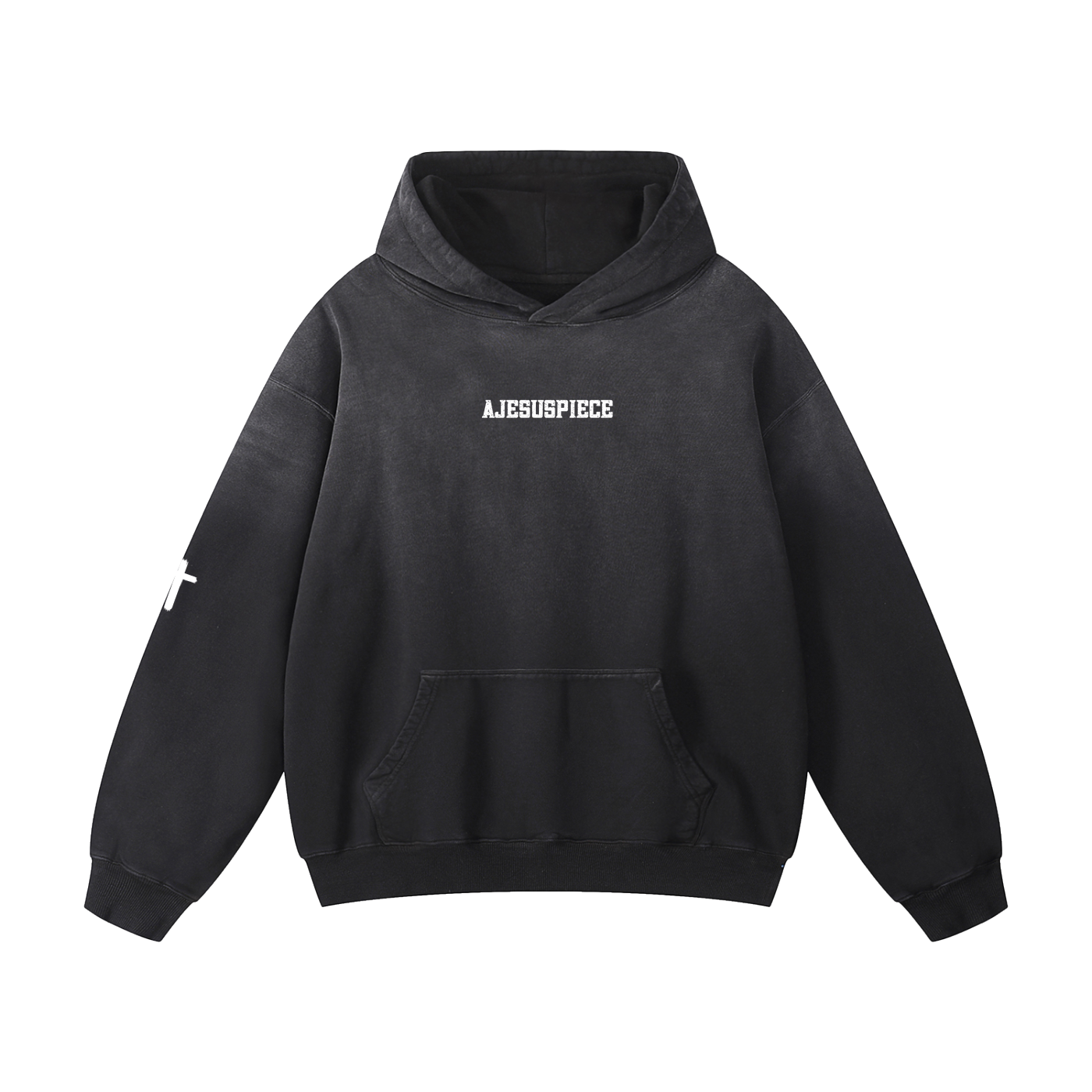 "PHILLIPIANS 4:13" Heavyweight Ombre Oversized Hoodie