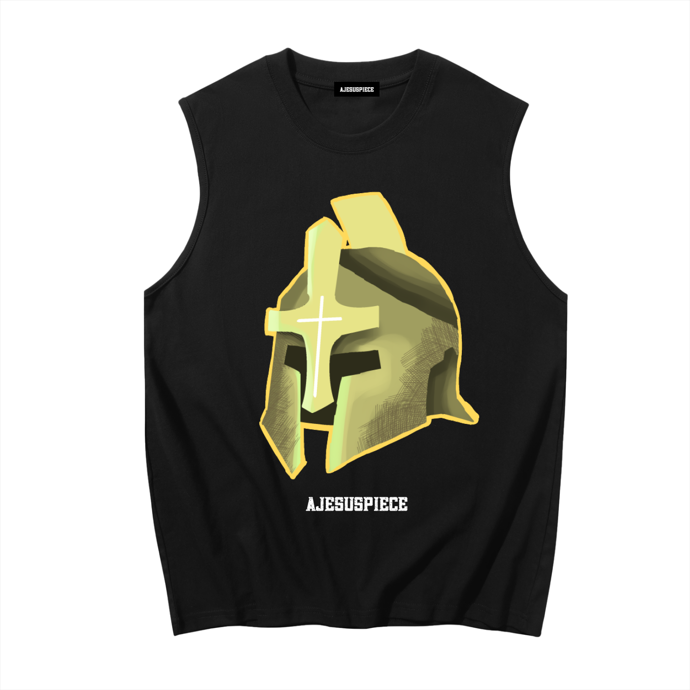 "HELMET OF SALVATION" TANK TOP