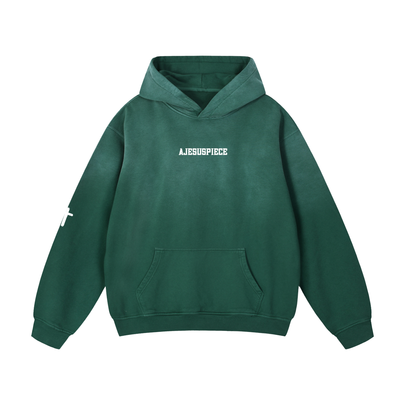"PHILLIPIANS 4:13" Heavyweight Ombre Oversized Hoodie